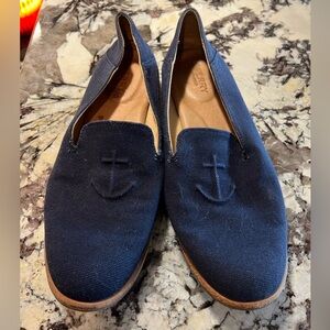Sperry navy loafers